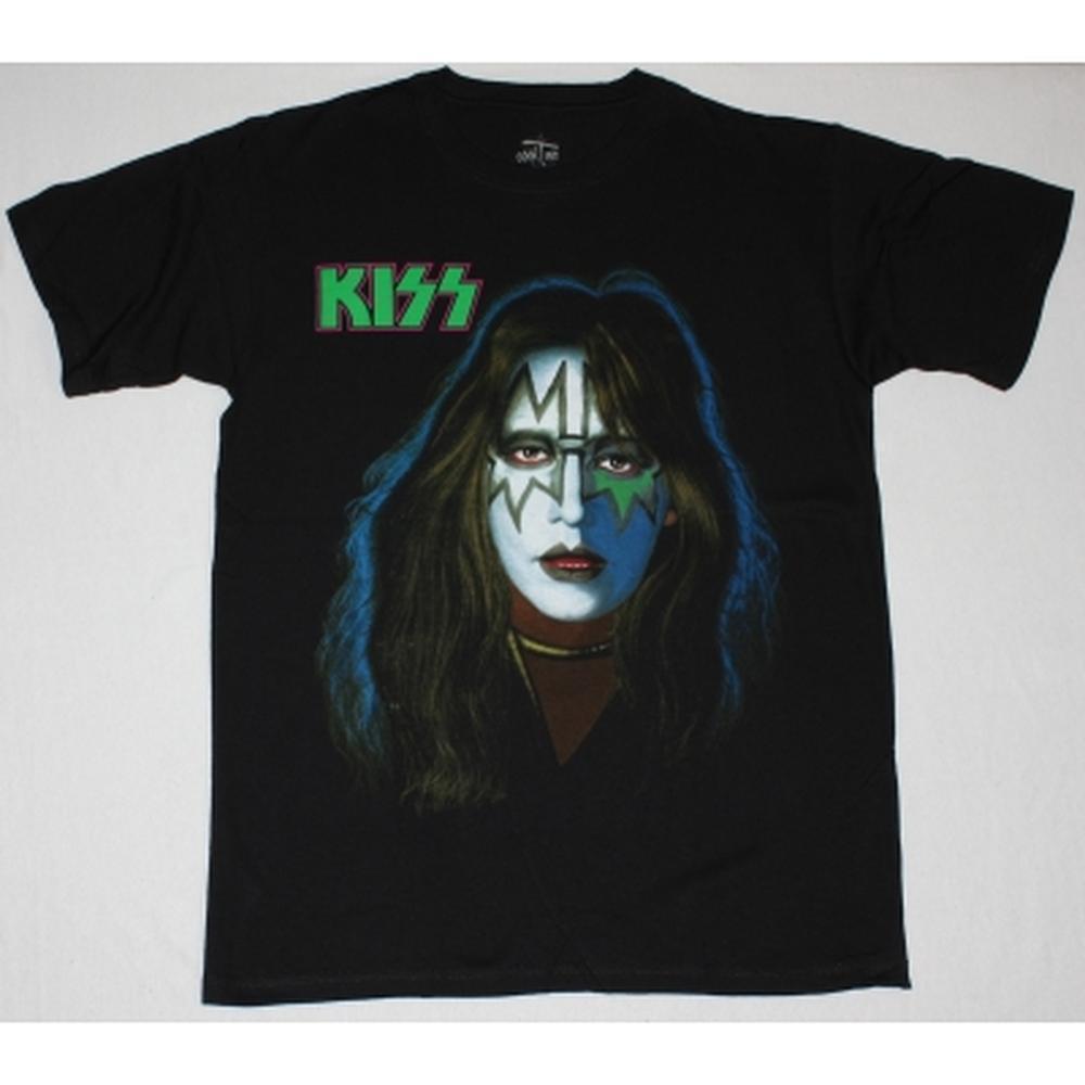 Kiss Ace Frehley Shirt Black Graphic Music Rock Band Unisex Fan Tee